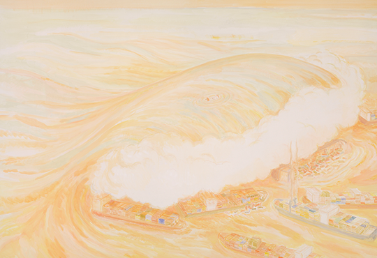 Bianca Argimón, Sans titre, 2025, Huile sur toile, 110 x 150 cm