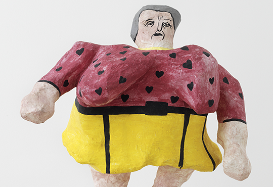 Niki de Saint Phalle, Femme, 1970, Papier mâché peint collé sur grillage, 65 x 60 x 43,5 cm, Courtesy NCAF et Galerie GP & N Vallois, Paris © 2019 Niki Charitable Art Foundation/ Adagp, Paris