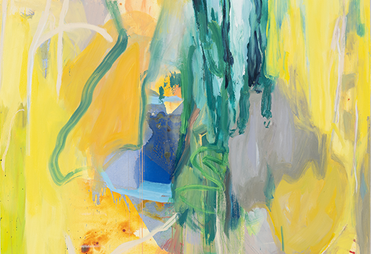 Artichoke, 2025. Huile sur toile, 229 x 194 cm. © Adam Reich. Courtoisie de l’artiste et de Ceysson & Bénétière